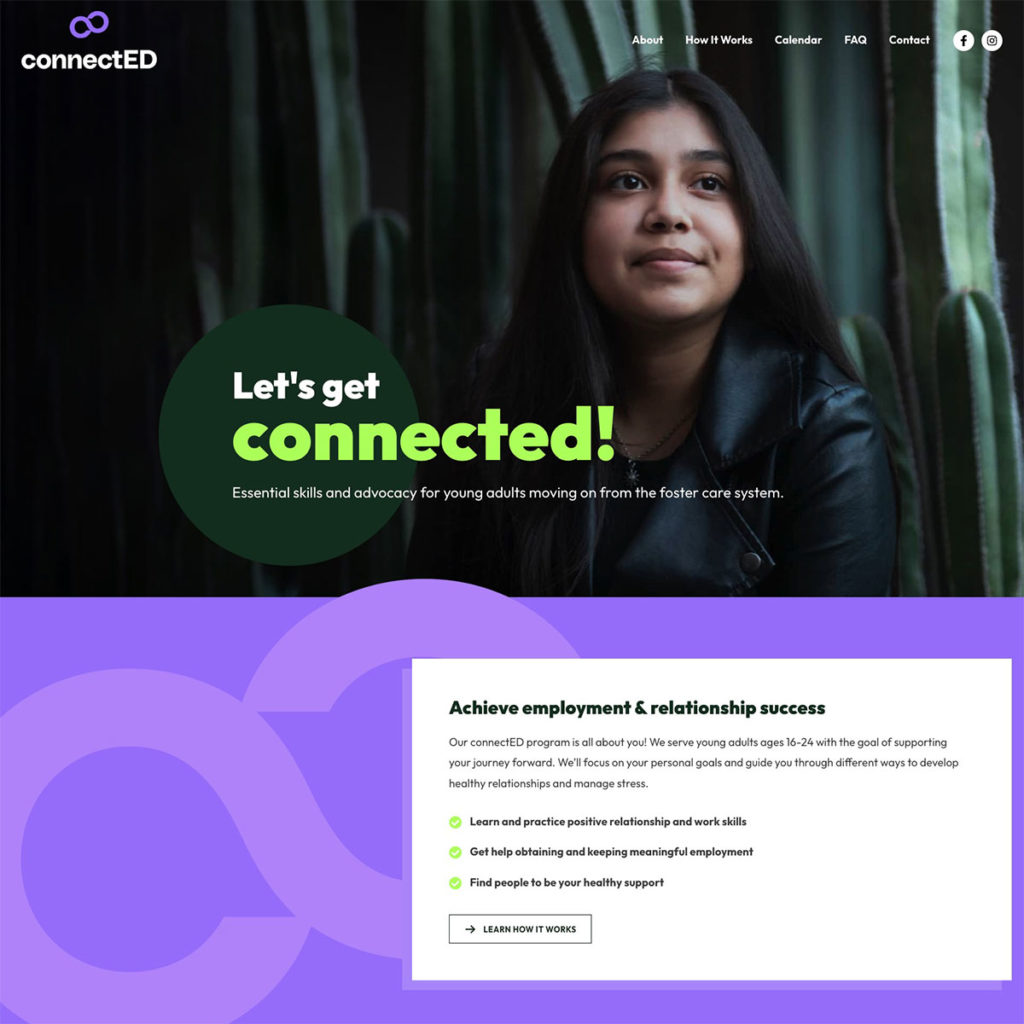 ConnectED Homepage Screenshot
